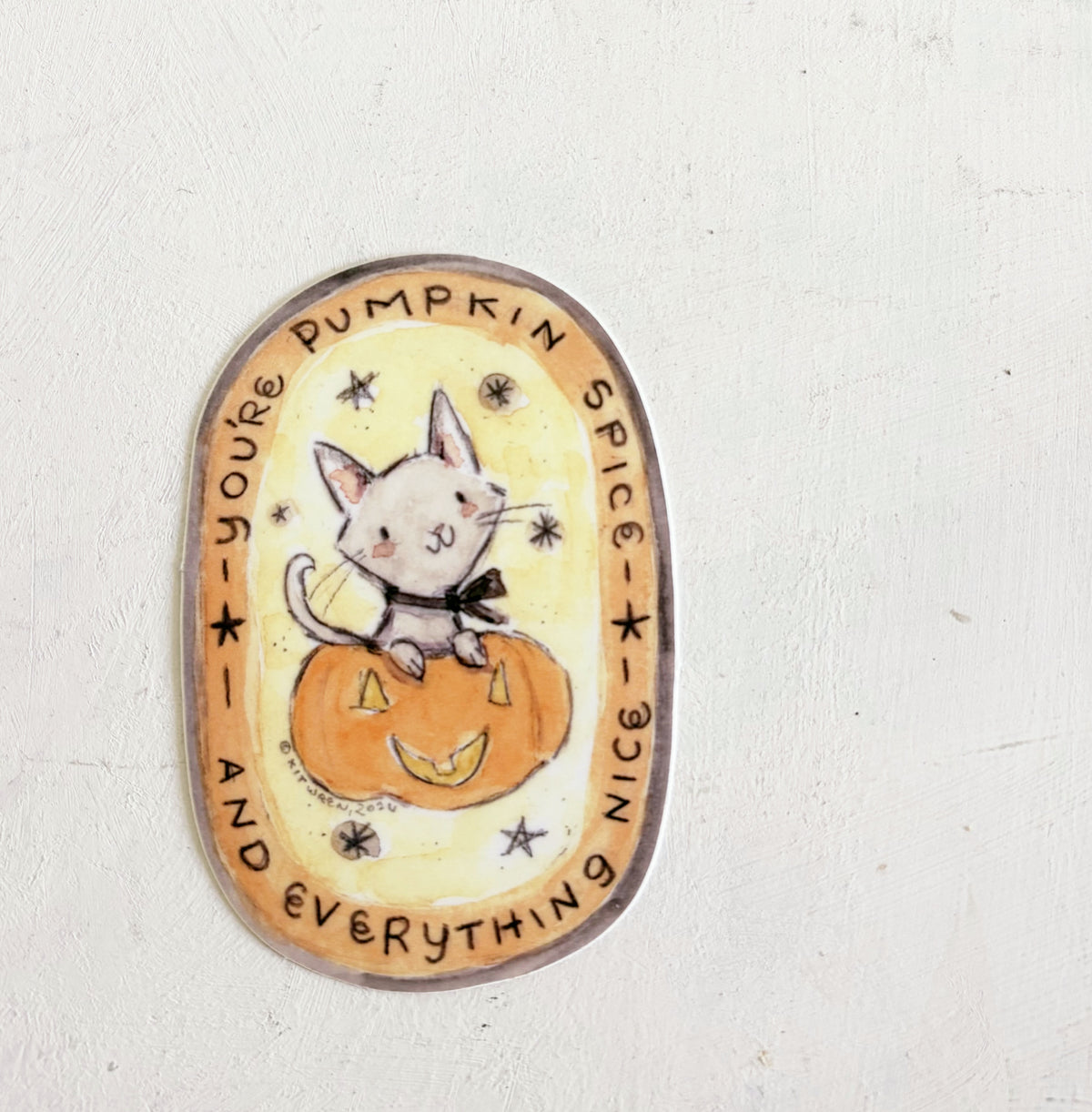 pumpkin sticker